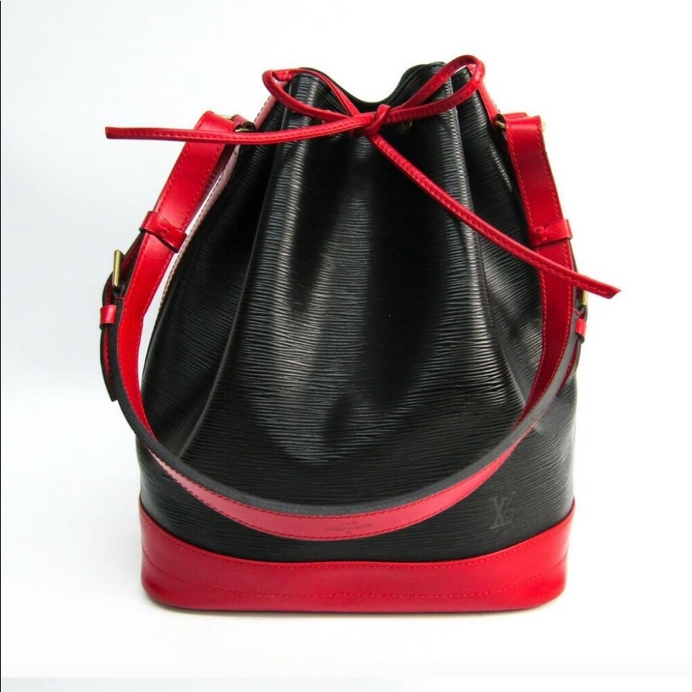 Louis Vuitton Black and Red Shoulder Bag